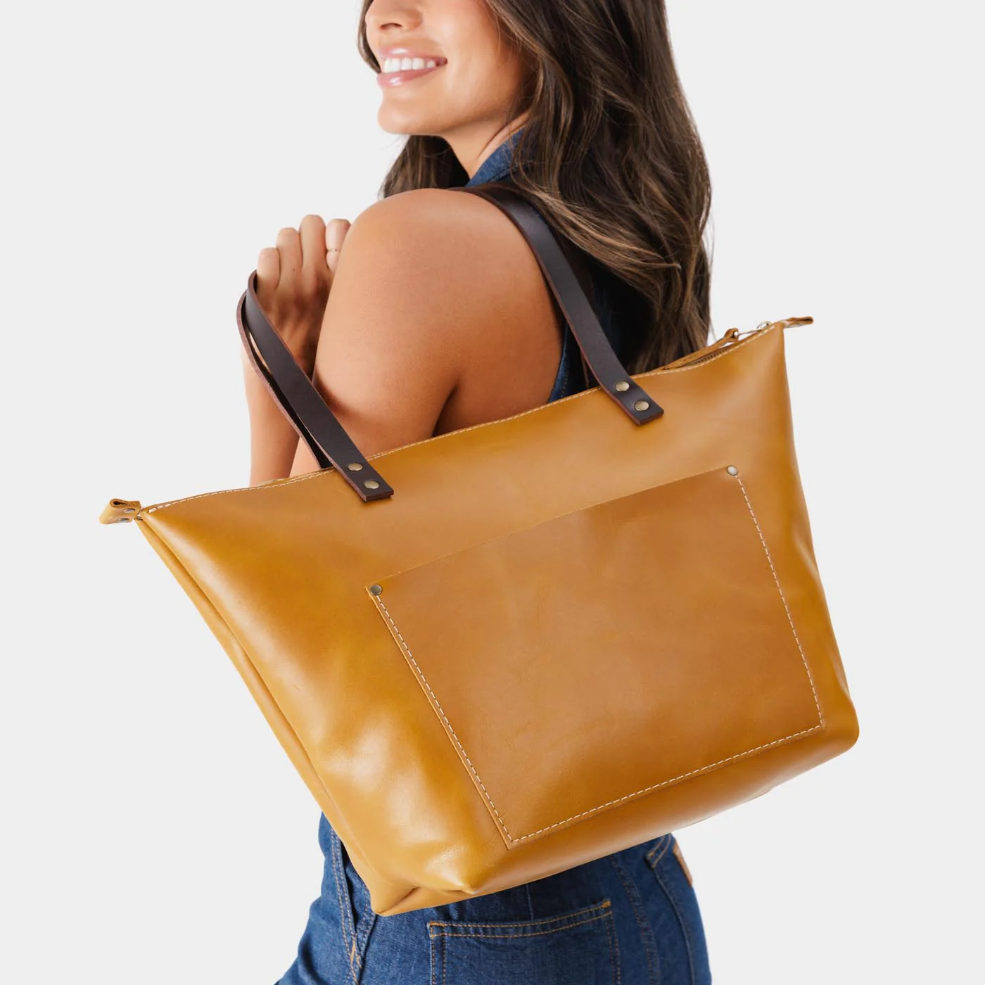 'Almost Perfect' Leather Tote Bag - Image 176