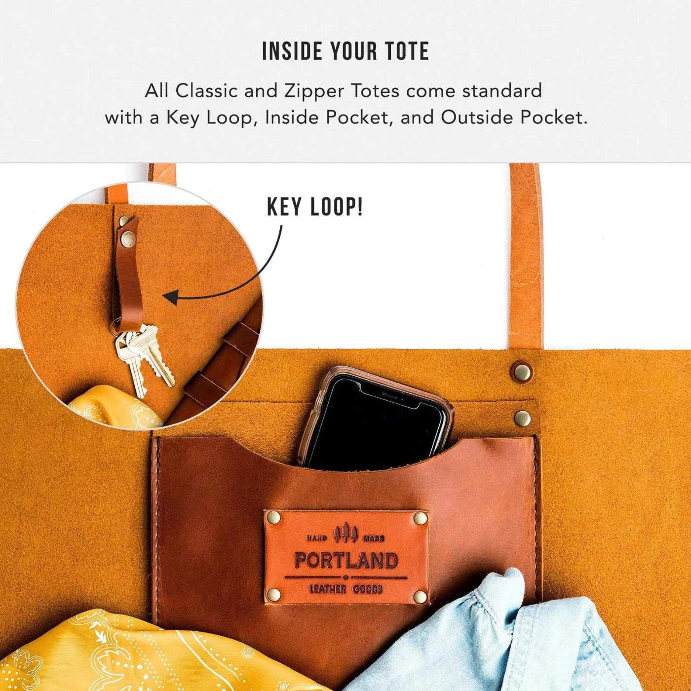 'Almost Perfect' Leather Tote Bag - Image 184